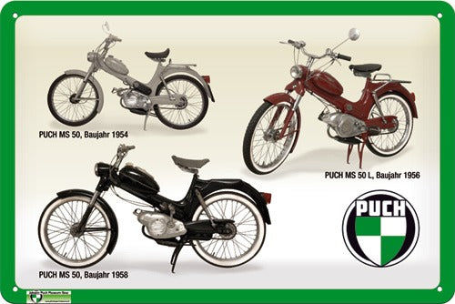Puch MS 50 – Stangl-Puch – Metallschild – 20x30cm